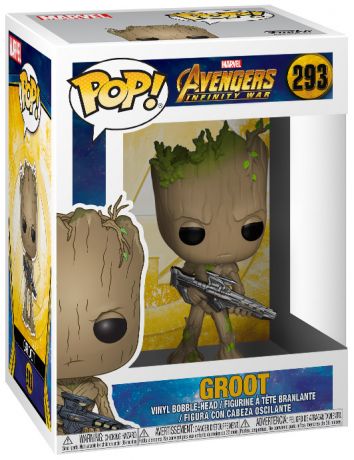 Figurine officielle Funko Pop de Groot du film Avengers Infinity War de Marvel et disponible chez Galaxy Pop le magasin geek