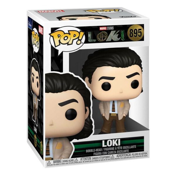 Figurine officielle Funko Pop de Loki de la série TV Disney+ de Marvel Loki et disponible chez Galaxy Pop le magasin geek