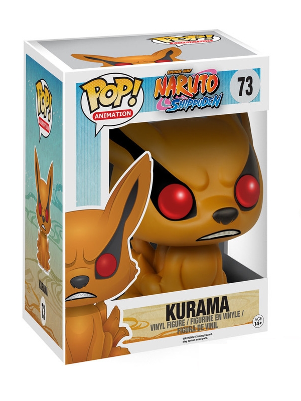 Figurine officielle Funko Pop de Kurama du manga Naruto et disponible chez Galaxy Pop le magasin geek