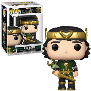 Figurine officielle Funko Pop de Kid Loki de la série TV de Marvel Loki et disponible chez Galaxy Pop le magasin geek