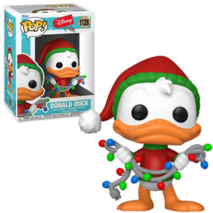 Figurine officielle Funko Pop de Donald Duck Noël de Disney et disponible chez Galaxy Pop le magasin geek