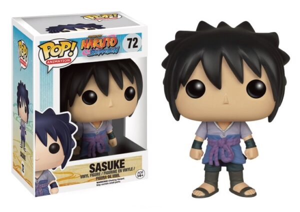 Figurine officielle Funko Pop de Sasuke du manga Naruto Shipuuden et disponible chez Galaxy Pop le magasin geek