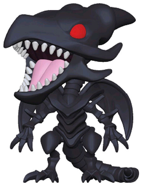 Figurine officielle Funko Pop du Dragon Noir Aux Yeux Rouges du manga Yu-Gi-Oh et disponible chez Galaxy Pop le magasin geek