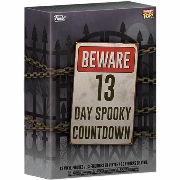 Calendrier de l'Avent Halloween officiel Funko POP 13 Day Spooky Countdown et disponible chez Galaxy Pop le magasin geek