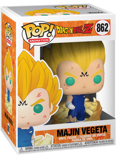 Figurine officielle Funko Pop de Majin Vegeta du manga culte Dragon Ball Z et disponible chez Galaxy Pop le magasin geek