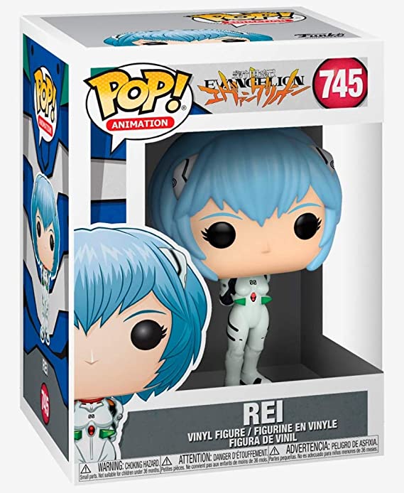 Figurine officielle Funko Pop de Rei Ayanami de la série d'animation Evangelion et disponible chez Galaxy Pop le magasin geek
