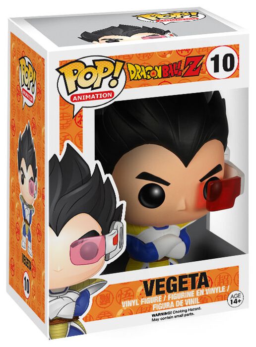 Figurine officielle Funko Pop de Vegeta du manga culte Dragon Ball Z et disponible chez Galaxy Pop le magasin geek