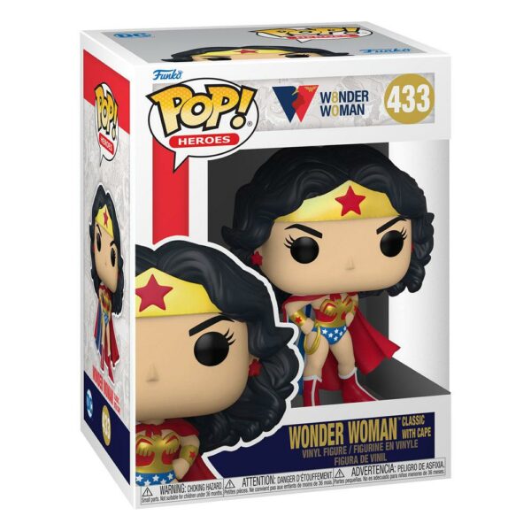 Figurine officielle Funko Pop de Wonder Woman pour les 80 ans de l'héroïne de DC Comics et disponible chez Galaxy Pop le magasin geek