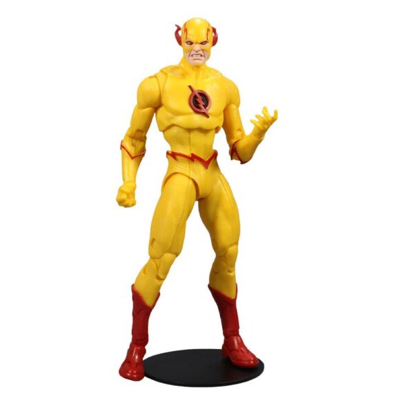 Photo de la figurine articulée du Reverse Flash de McFarlane Toys et disponible sur le site Galaxy-Pop.com