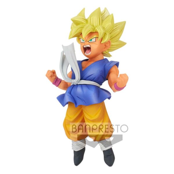 Figurine FES Banpresto de Son Goku Enfant Super Saiyan du manga Dragon Ball Z disponible sur Galaxy-Pop.com