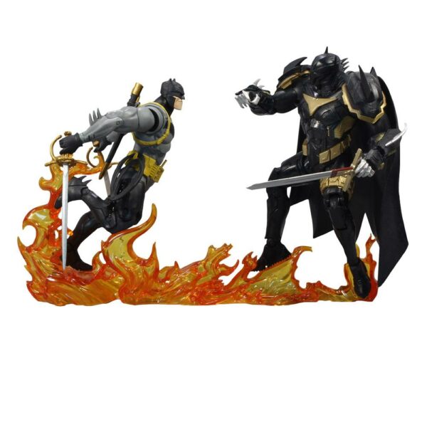 Photo du pack 2 figurines Batman vs Azrael Batman Armor de McFarlane Toys et disponible sur le site Galaxy-Pop.com