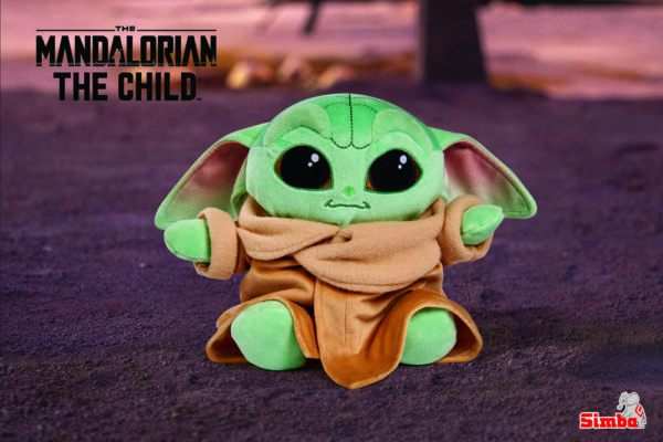 Peluche officielle de Grogu de la série The Mandalorian diffusée sur Disney Plus et disponible chez Galaxy Pop le magasin geek