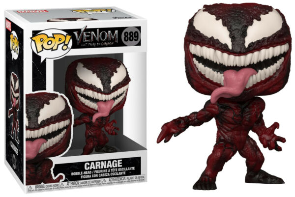 Figurine officielle Funko Pop de Carnage du film Venom Let There Be Carnage de Marvel et disponible chez Galaxy Pop le magasin geek