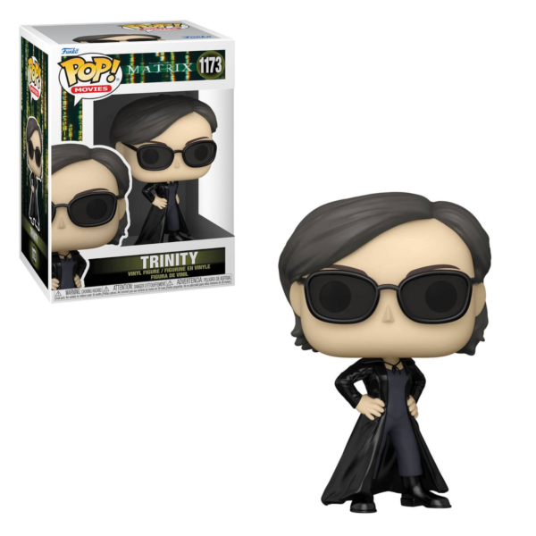 Figurine officielle Funko Pop de Trinity du film Matrix 4 et disponible chez Galaxy Pop le magasin geek