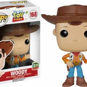 Figurine officielle Funko Pop de Woody du film d'animation de Disney Toy Story et disponible chez Galaxy Pop le magasin geek