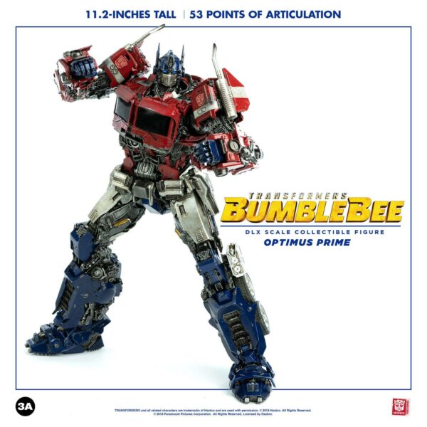 Achetez sur Galaxy Pop la figurine ThreeZero de Optimus Prime du film Transformers Bumblebee mesurant 28cm complétez votre collection maintenant
