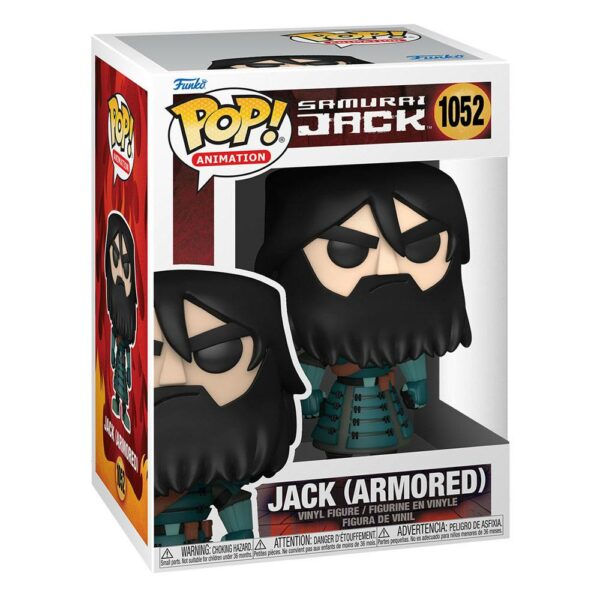 Figurine officielle Funko Pop de Armored Jack de la série d'animation Samuraï Jack et disponible chez Galaxy Pop le magasin geek