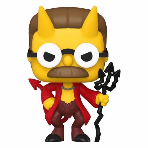 Figurine officielle Funko Pop de Devil Flanders de la série TV Les Simpsons et disponible chez Galaxy Pop le magasin geek