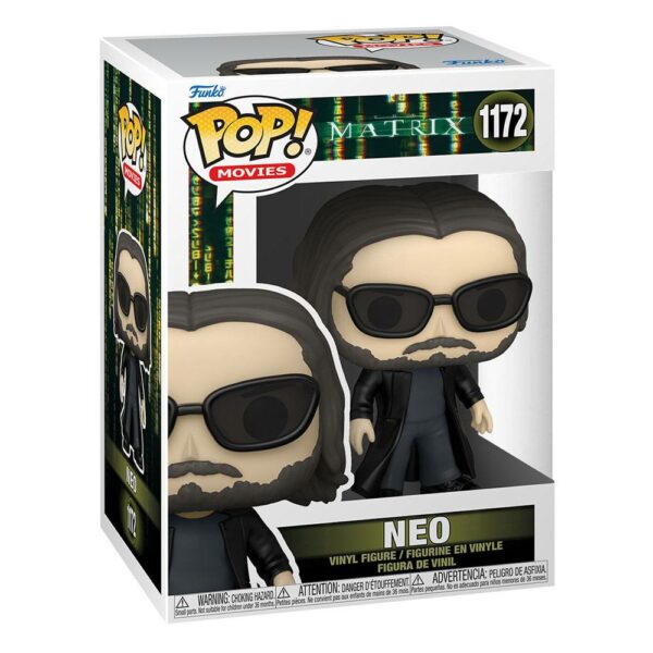 Figurine officielle Funko Pop de Neo du film Matrix 4 et disponible chez Galaxy Pop le magasin geek
