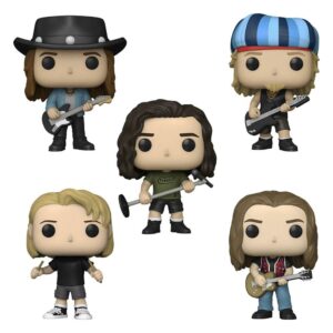 Pack de 5 figurines officielles Funko Pop du groupe Pearl Jam et disponible chez Galaxy Pop le magasin geek