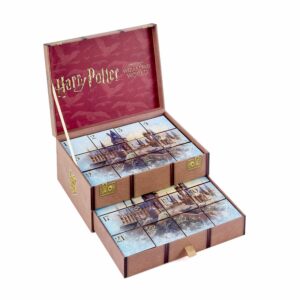 Calendrier de l'Avant officiel Harry Potter sous forme de boîte à bijoux et disponible chez Galaxy Pop le magasin geek