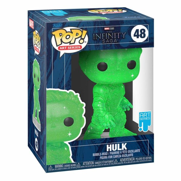 Figurine officielle Funko POP de Hulk de la série Infinity Saga et disponible chez Galaxy Pop le magasin Geek