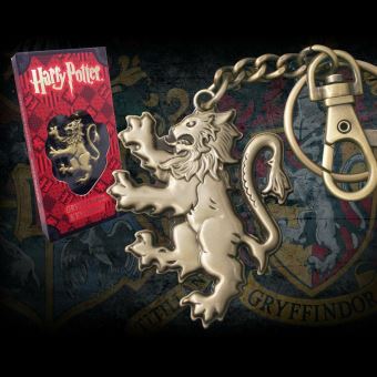 porte clés officiel Gryffondor lion dede Harry Potter par le fabricant The Noble Collection et disponible chez Galaxy Pop votre magasin geek
