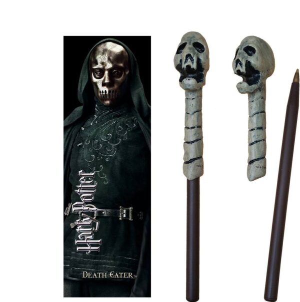 Stylo à Bille et Marque Page Death Eater de Harry Potter par le fabricant The Noble Collection est disponible chez votre magasin geek préféré
