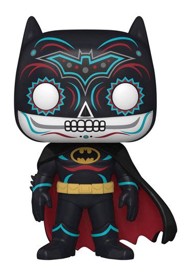 Figurine officielle Funko Pop de la version Dia de Los batman du super héros de DC Comics Batman et disponible chez Galaxy Pop le magasin geek