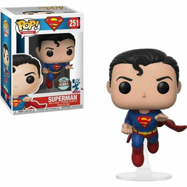 Figurine officielle Funko Pop de Superman du comics de DC Comics et disponible chez Galaxy Pop le magasin geek