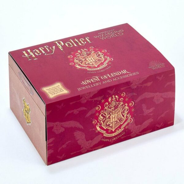 Calendrier de l'Avant officiel Harry Potter sous forme de boîte à bijoux et disponible chez Galaxy Pop le magasin geek