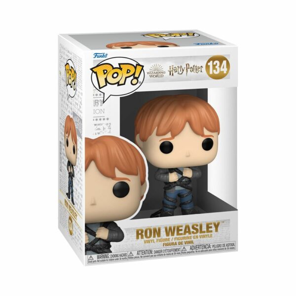 Figurine officielle Funko Pop de Ron Weasley des films harry potter et disponible chez Galaxy Pop le magasin geek