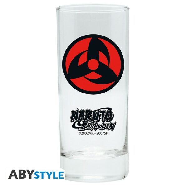 Set de 3 verres x2 sharingan officiels du manga Naruto Shippuden par le fabricant Abystyle et disponible chez Galaxy Pop votre magasin geek préféré