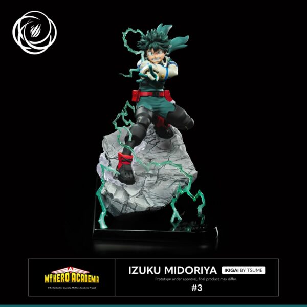 Statue officielle de Izuku du manga My Hero Academia au format 1:6 de la gamme Ikigai par le studio Tsume Art disponible au magasin geek Galaxy Pop Montélimar