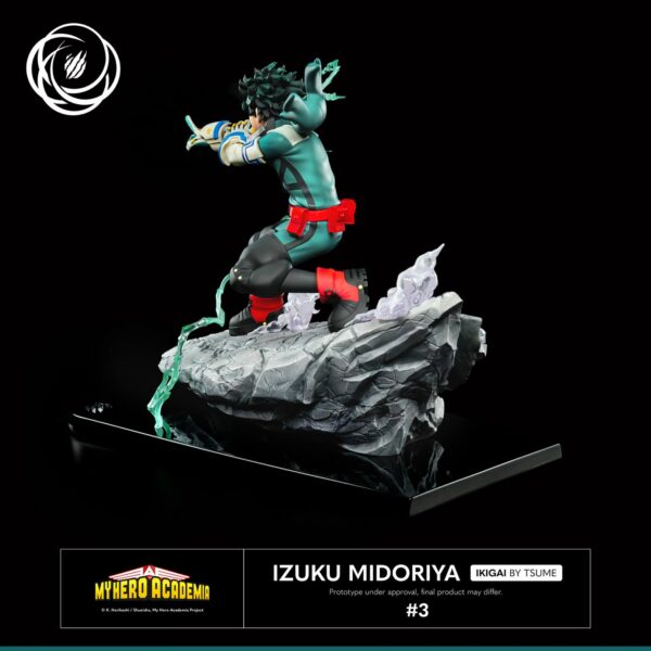 Statue officielle de Izuku du manga My Hero Academia au format 1:6 de la gamme Ikigai par le studio Tsume Art disponible au magasin geek Galaxy Pop Montélimar