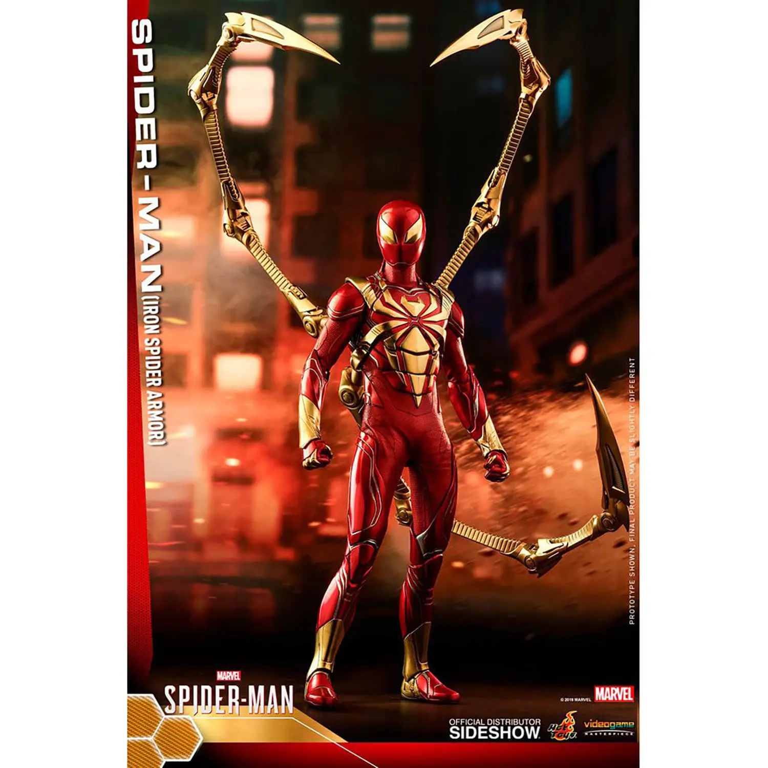 Figurine articulée Spider-Man: Iron Spider Armor - Hot Toys - Galaxy Pop
