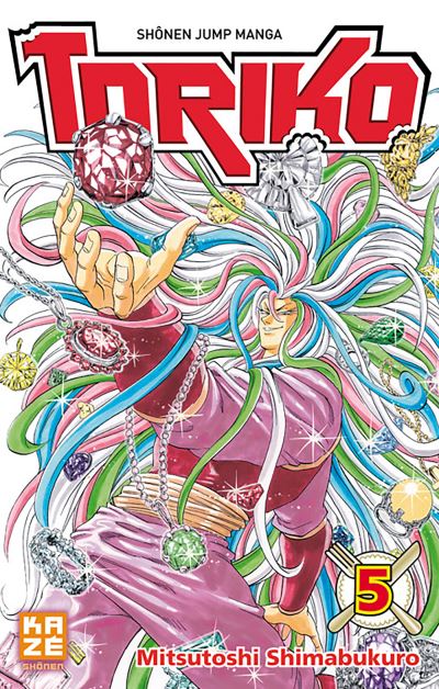 tome 5 du manga Toriko de l'éditeur Kazé et disponible chez Galaxy Pop votre magasin geek.