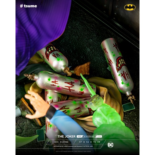 Statuette officielle du Joker en diorama de la série DC Comics The Batman au format 1/6 par le studio Tsume Art disponible au magasin Galaxy Pop Montélimar