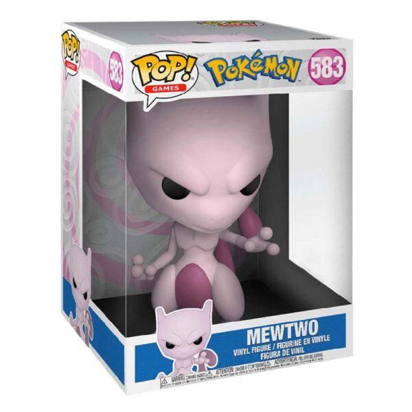 figurine officielle POP de Mewtwo du manga Pokémon fabricant Funko et disponible chez Galaxy Pop votre magasin geek.
