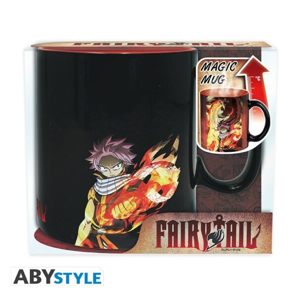 mug change officiel Fairy Tail de Natsu et Lucy par le fabricant ABYstyle disponible chez votre magasin geek préfère galaxy pop