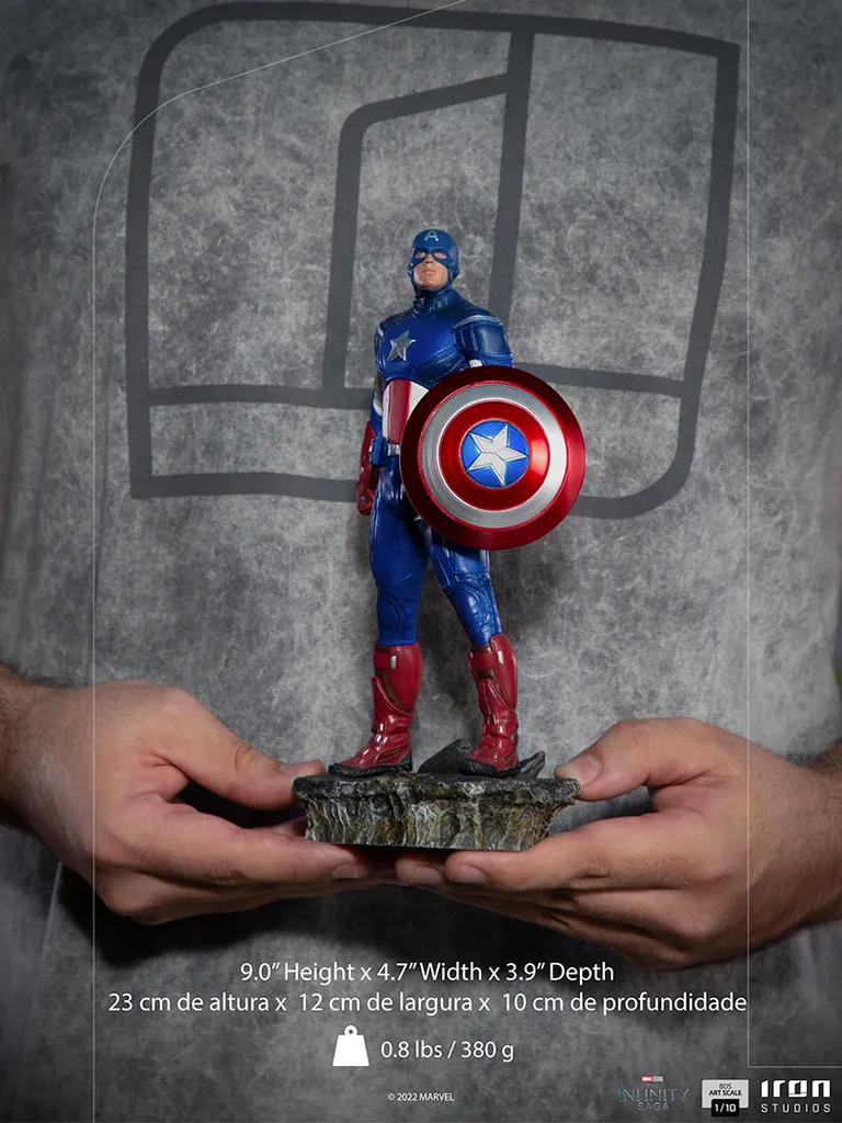 Figurine Captain america Avengers 1/10 - Marvel - Iron Studios - Galaxy Pop