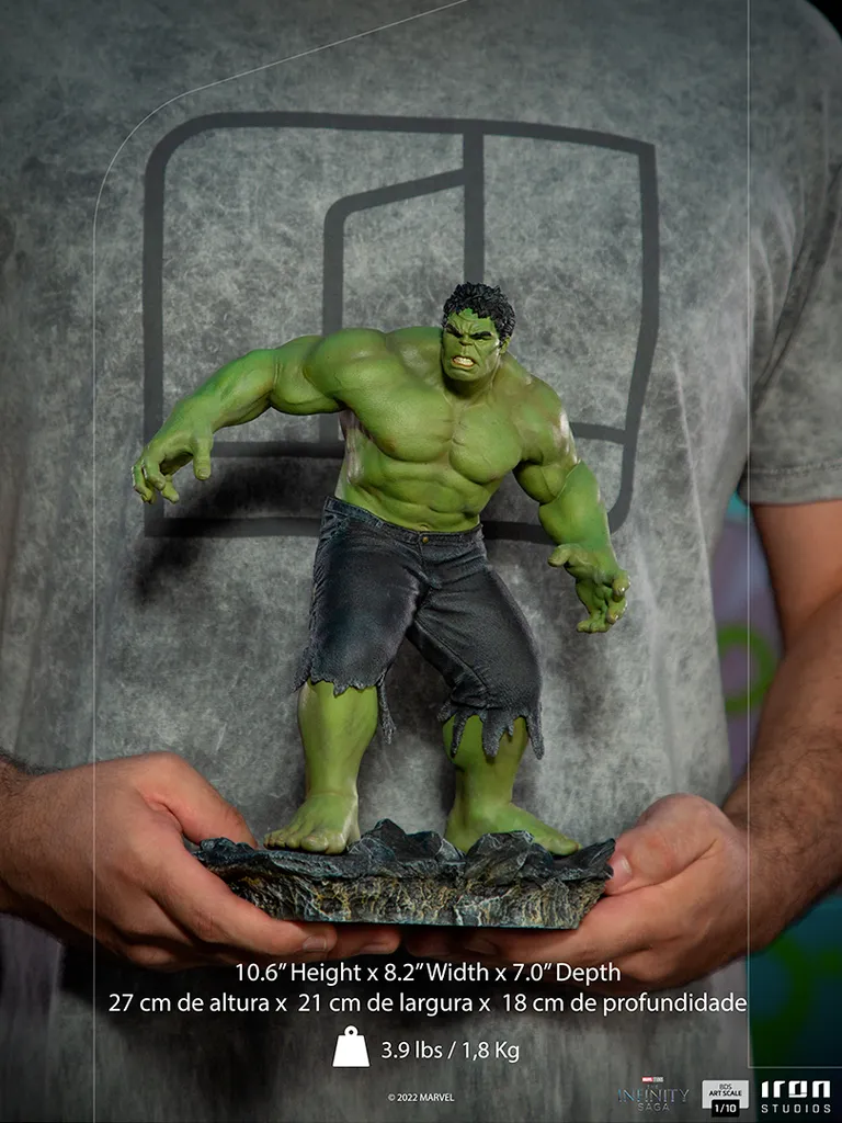 Figurine Hulk Avengers 1/10 - Marvel - Iron Studios - Galaxy Pop