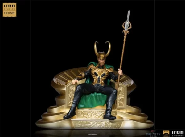 Figurine Loki on Throne 1/10 - Marvel - Iron Studios