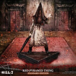 Statue Red Pyramid Thing Standard