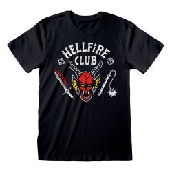 T-Shirt Hellfire Club Black - STRANGERS THINGS